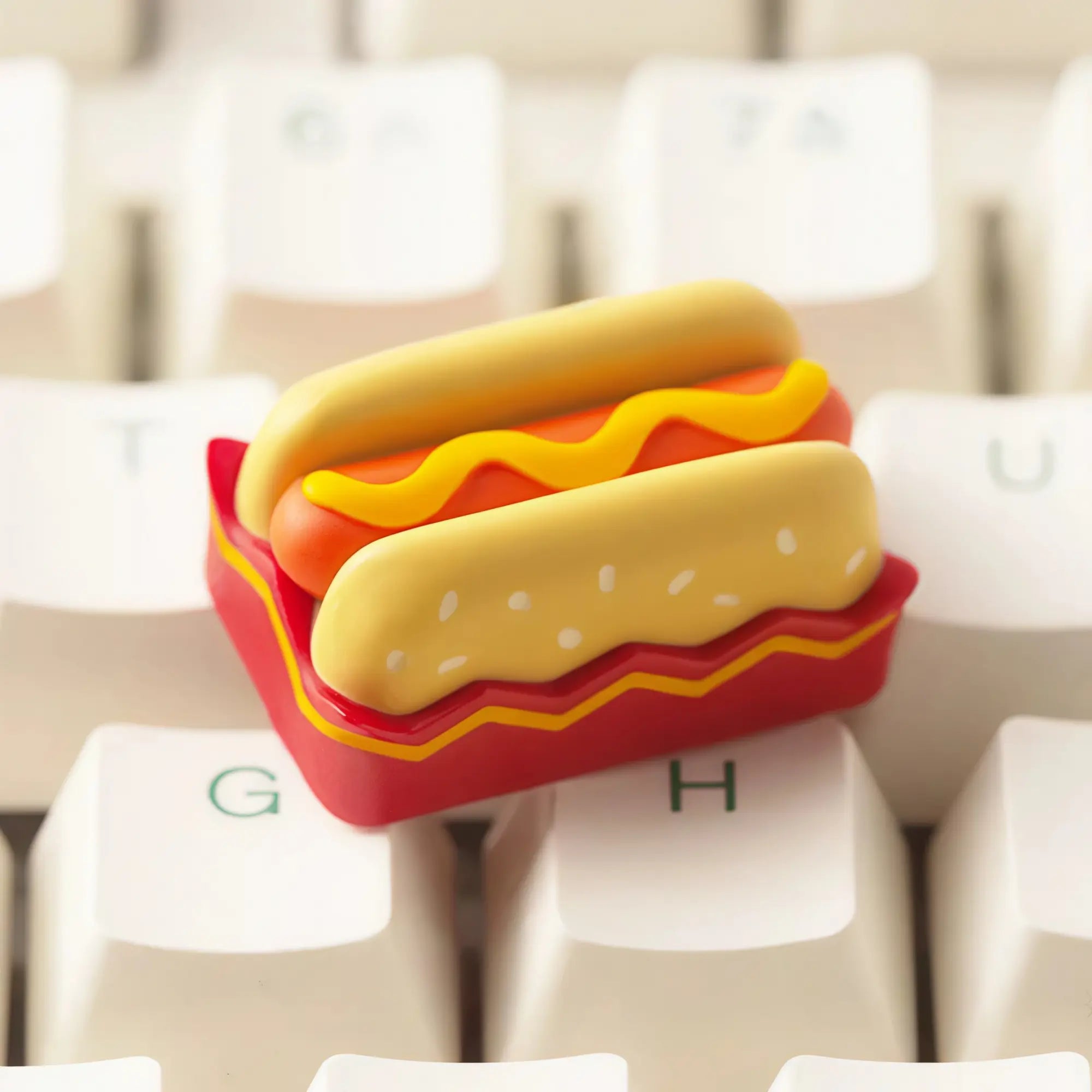 1.5U Hot Dog Resin Artisan Keycap for Mechanical Keyboards