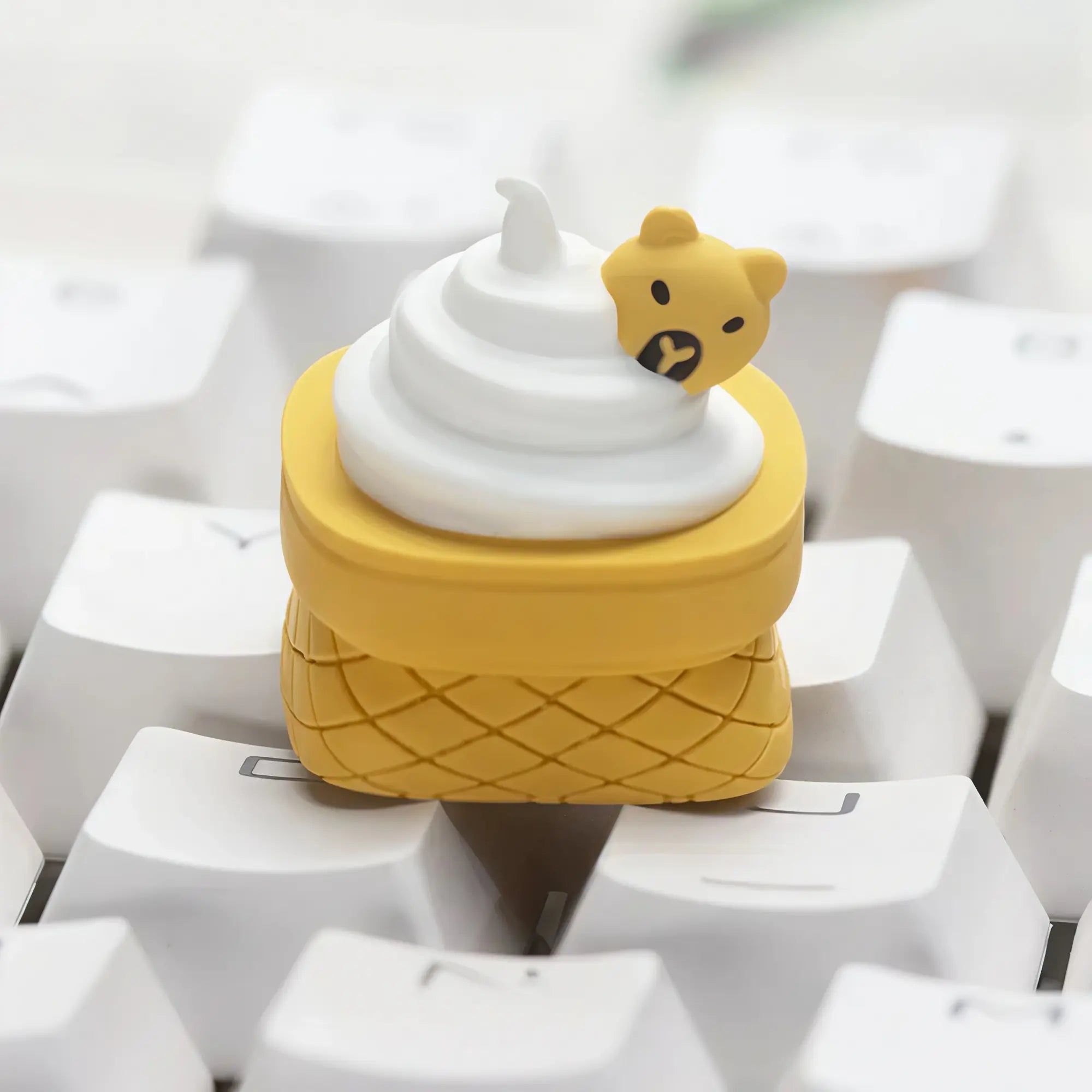 Capybara Burger Resin Artisan Keycap for Mechanical Keyboards