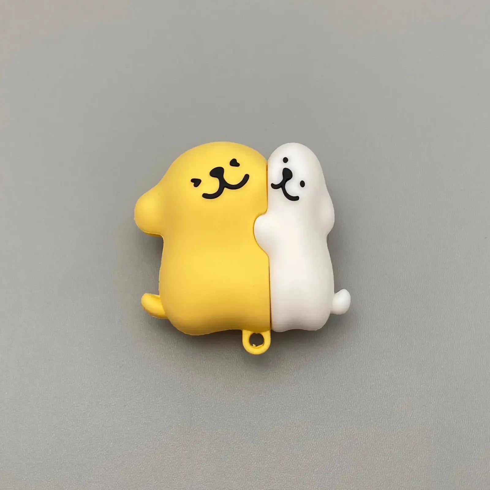 Cartoon White & Yellow Maltese Dogs AirPods Case
