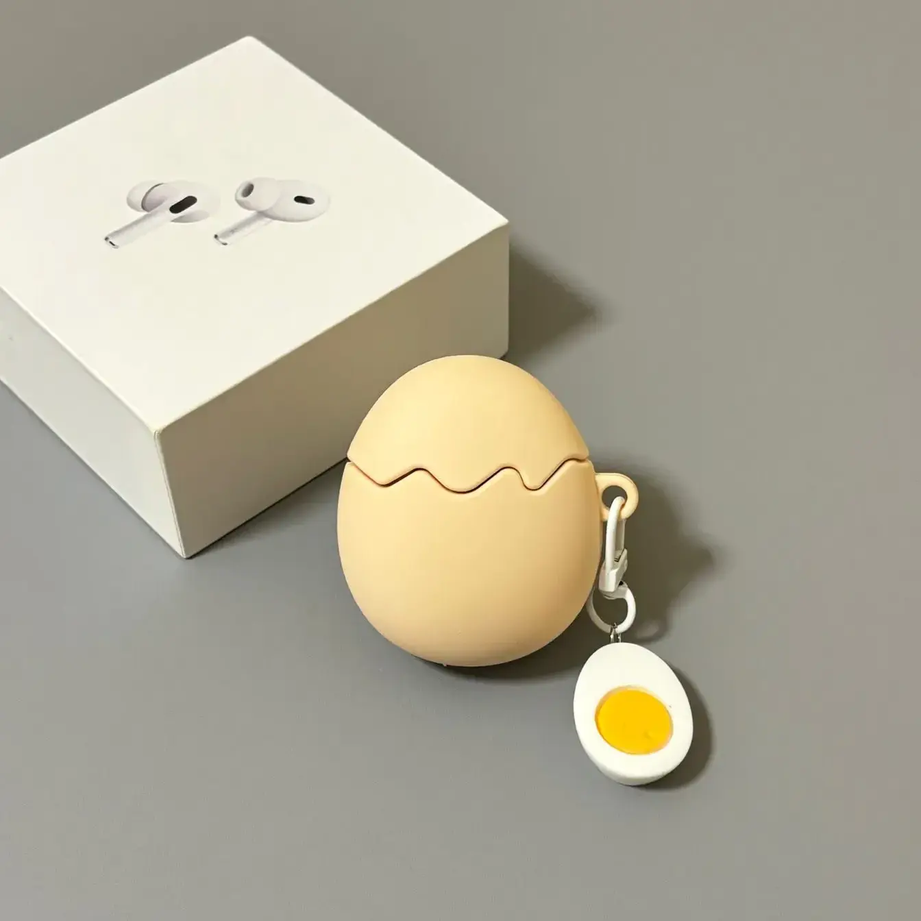 Creative Boiled Egg AirPods Case