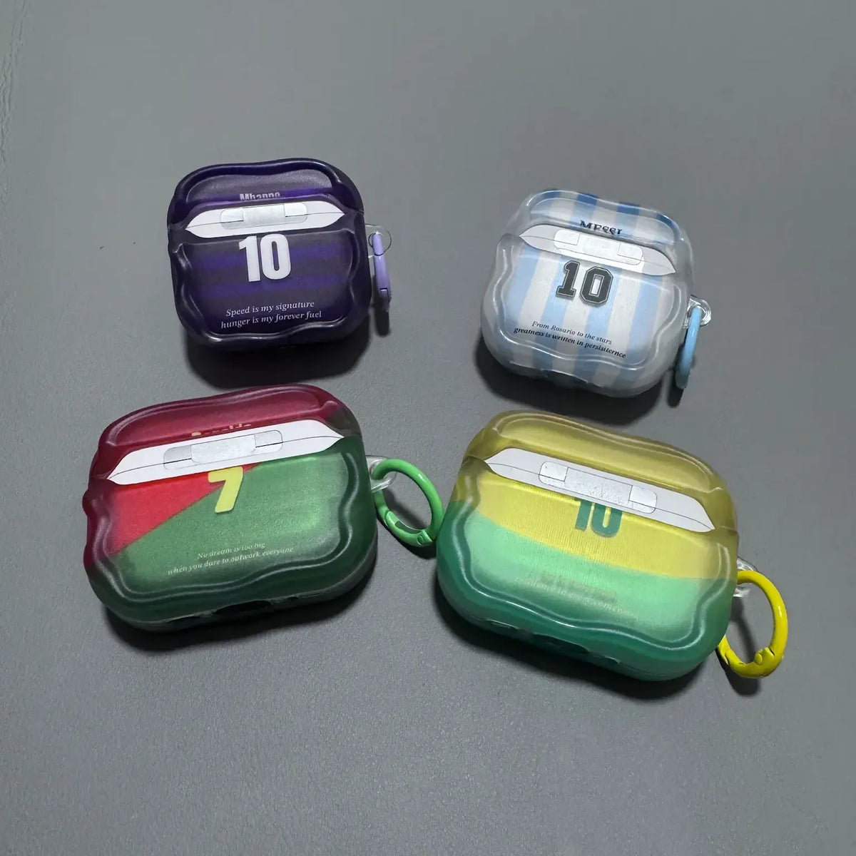 Creative Football Legend Jersey AirPods Case