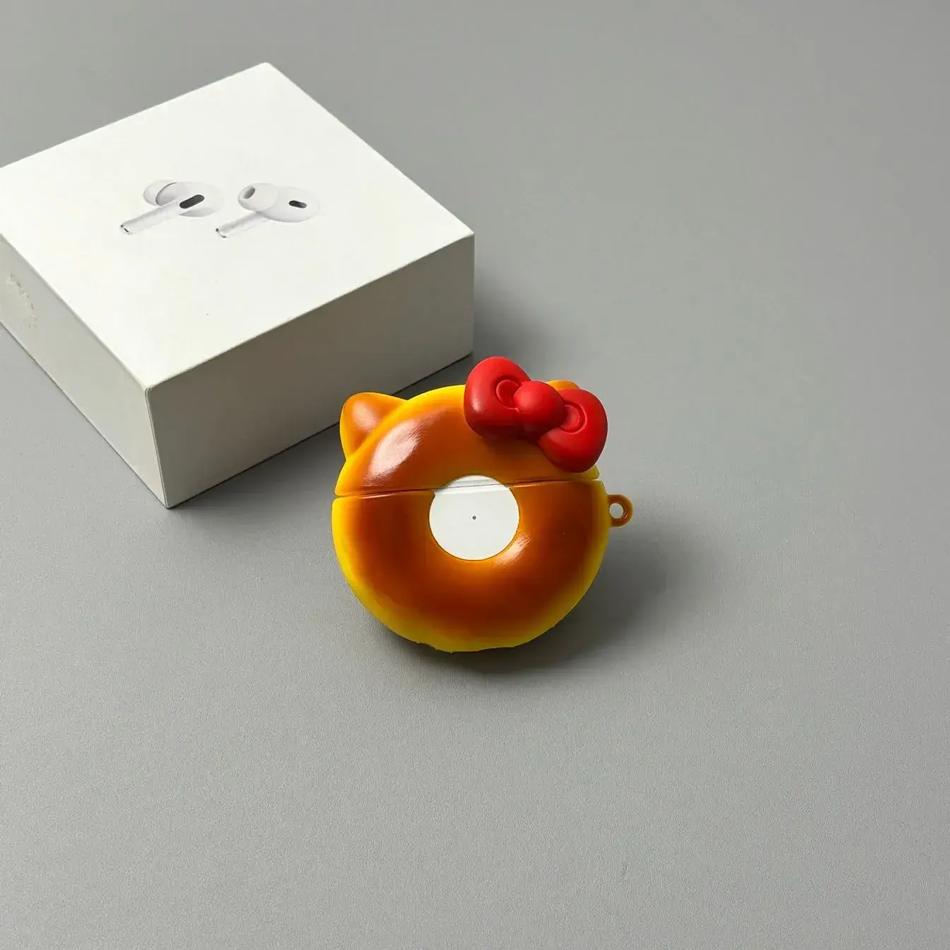 Cute Kitty Cat Donut AirPods Case